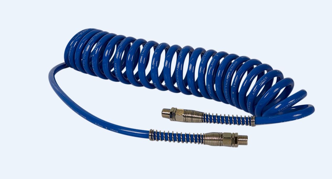 Poly Braided Recoil Hose with 1/4 Swivel - Sydney Bolts and Fasteners